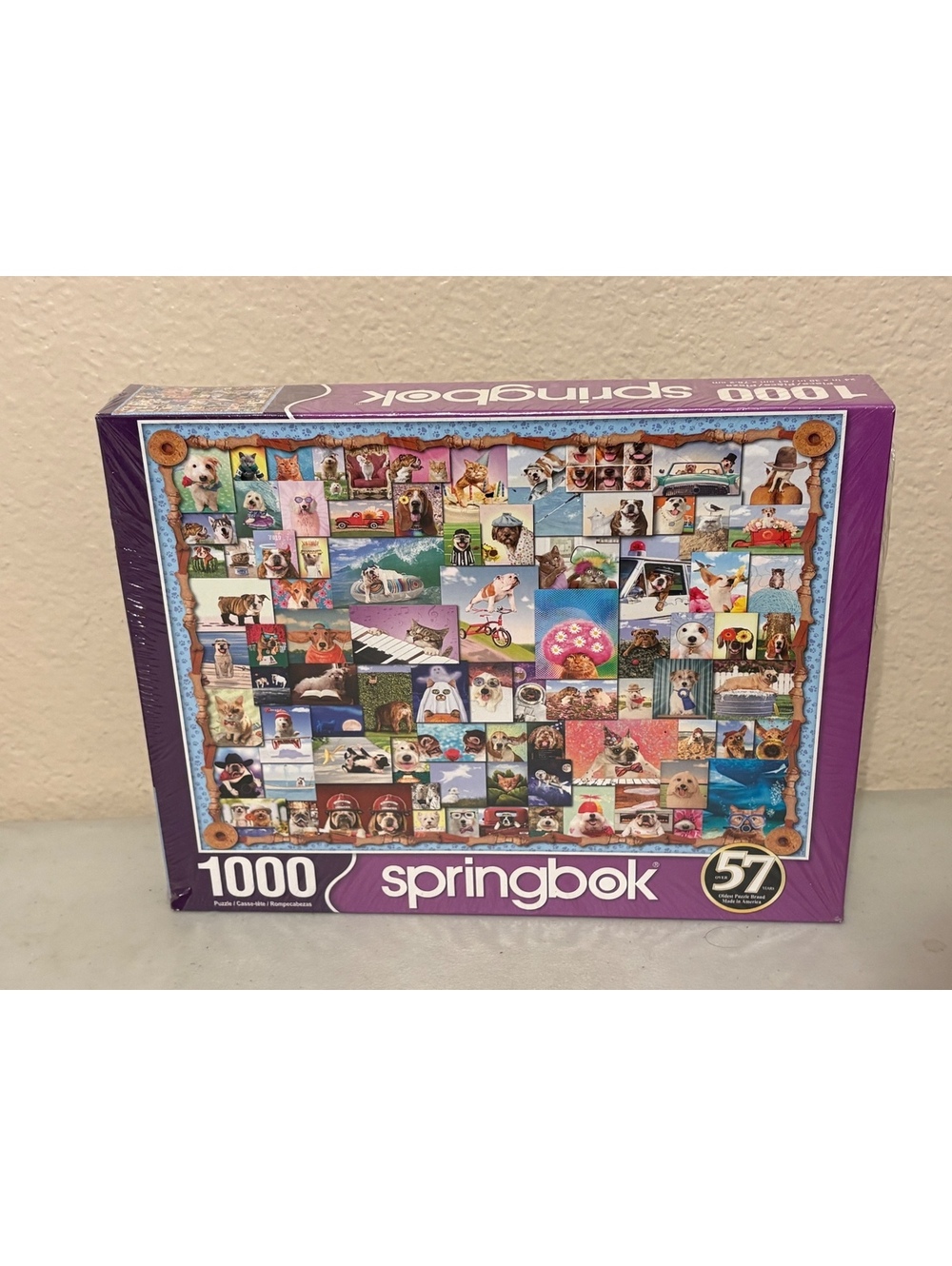 Springbok 1000 Piece Jigsaw Puzzle - Dogs Collage